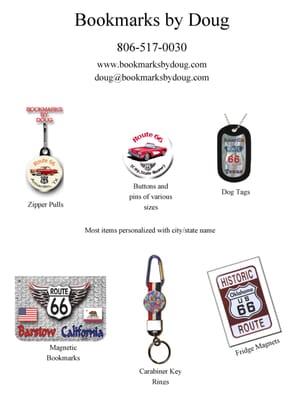 Bookmarks, Buttons, and more by Doug