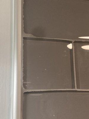 Grout lines uneven