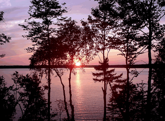 Sunset from the Post and Beam