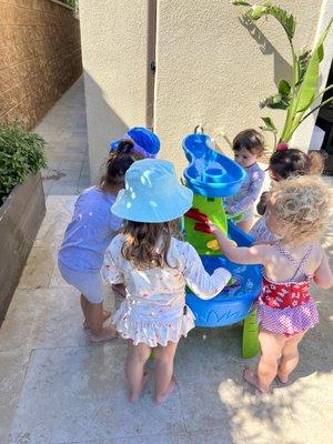 Summer water play activity