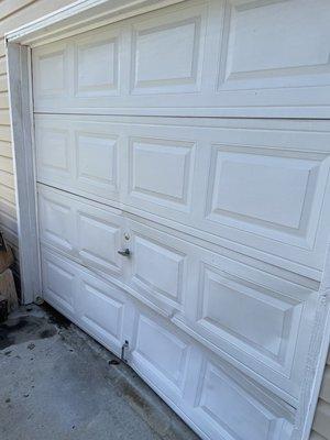 Sometimes doors can be fix and other times they need to be replaced.