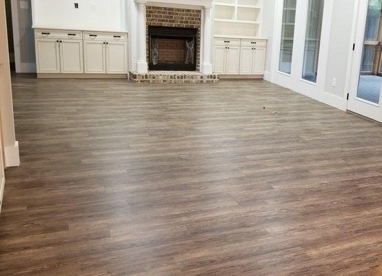 This is Luxury Vinyl Planks  Woodland color Servial