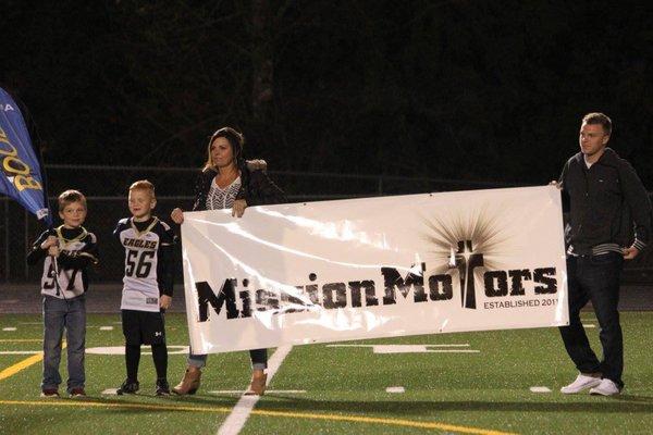 Mission Motors supporting our local high school