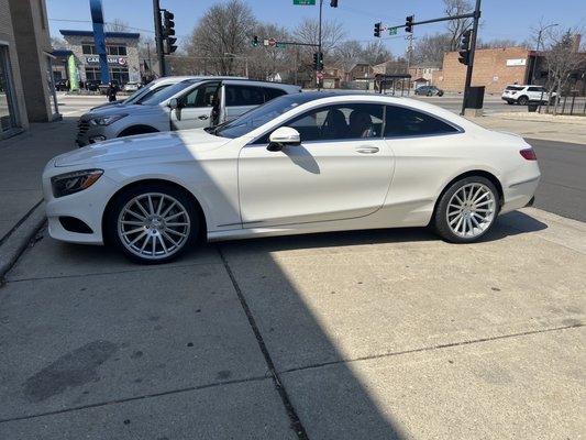 Mercedes Benz S 550 coupe