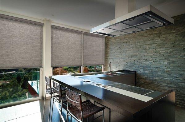 Kitchen roller shades