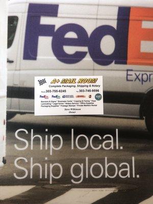 Ship local. Ship global