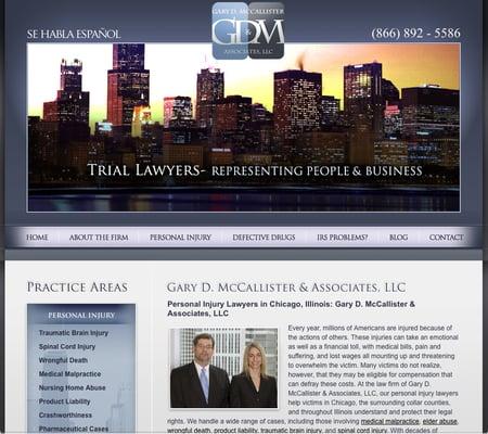 Gary D. McCallister & Associates Website