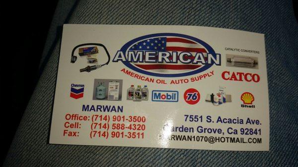 American Oil Auto Supply