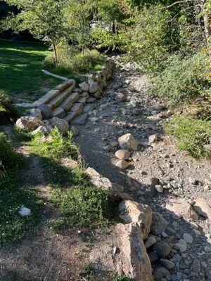 Dry creek bed