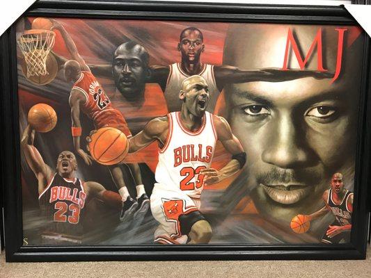 MICHAEL JORDAN FRAMED PICTURE