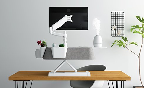 Stylish Electric Sit-Stand Workstation EM6