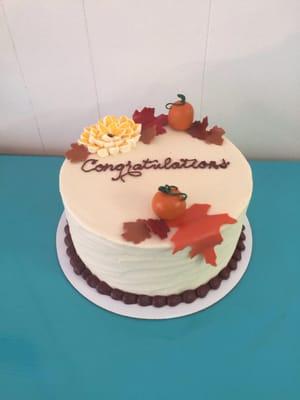 Fall Baby Shower Cake