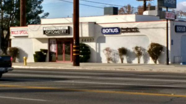 Southern California Glaucoma Consultants is located in this building at the corner of Avenue J and 10th St West.