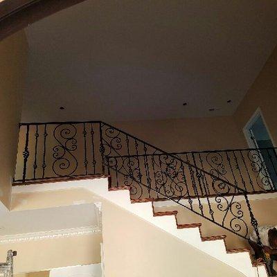 Designed Handrails to Stairs as per customer's specifications.