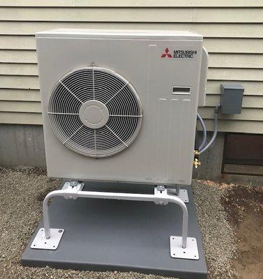 New Mitsubishi Mini-Split System, outside unit.