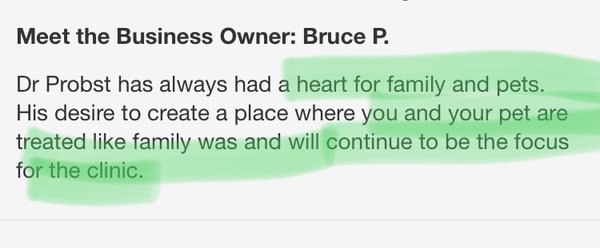 This guy is a bold face liar. He doesn't care about the pet nor did they treat you or your pet like family they treat you like trash