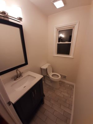 remodeled bathroom