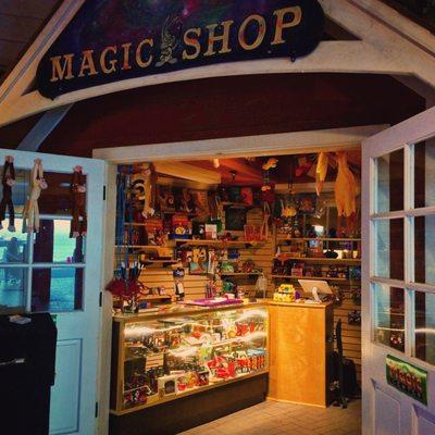 Entrance to the shop inside Neptune's Kingdom at the Santa Cruz Beach Boardwalk.