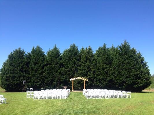 Great outdoor venue for weddings!