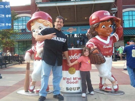 Me and my Daughter at RIVERSHARKS    " Love this place "