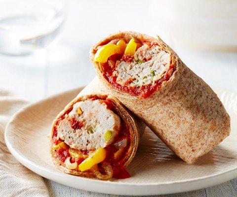 Turkey Meatball & Chesse wrap