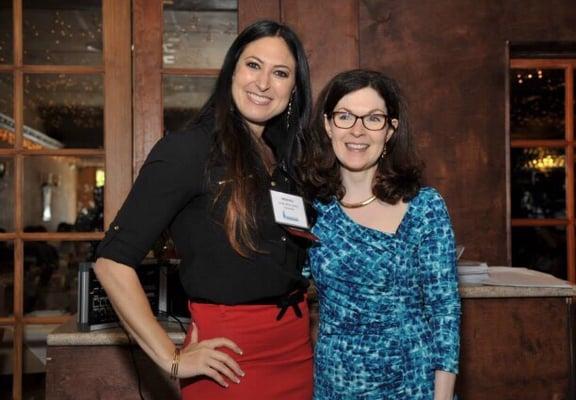 Here I am (left) after speaking at a chamber luncheon with the beautiful and wonderful Vicki, the Chamber's Executive Director