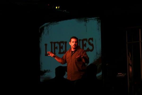 Speaking at Lifelines, the nationally acclaimed recovery program.