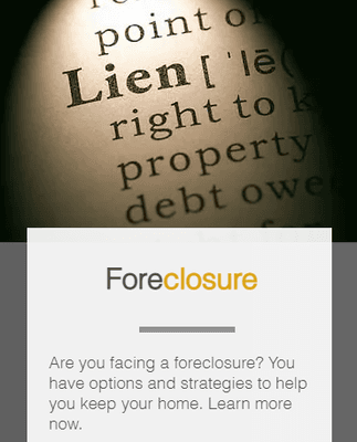 Dresslove Law Specializes in Foreclosure