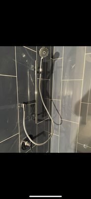 Shower we did for a new gym locker room