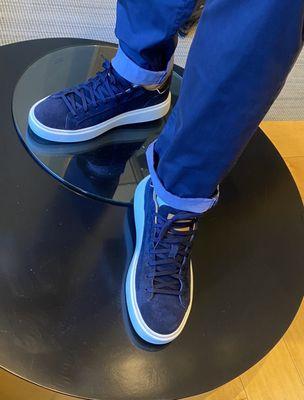 Do not sleep on the Blue Suede shoes!