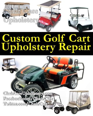 Custom Golf Cart Upholstery Repair. Call now 754.444.8677 so that we can help right away.