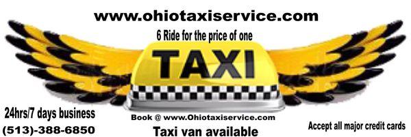 The seal of Ohio taxi service