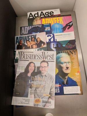 Fast Company is a nice add to the magazine selections.