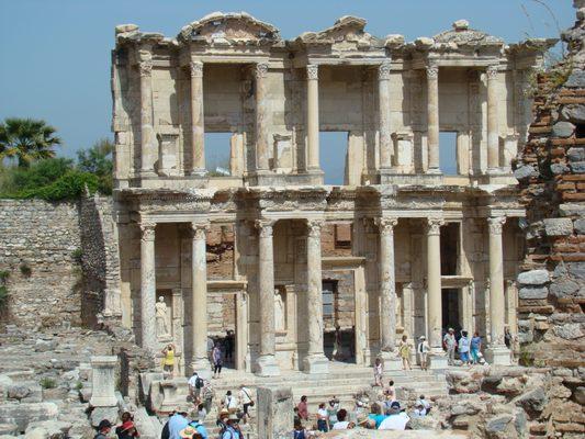 The Library in Ephesus Turkey.