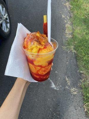 N. B. Treats shaved ice