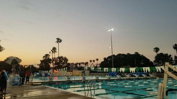 Evening lap swim.