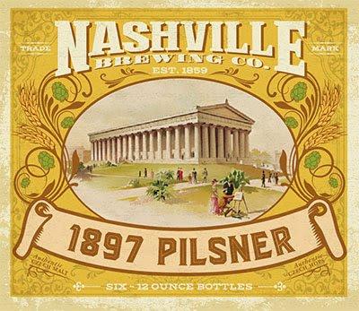 Nashville 1897 Pilsner is a traditional Czech pilsner brewed in the traditional Bohemian fashion using pilsner malt and Saaz hops.