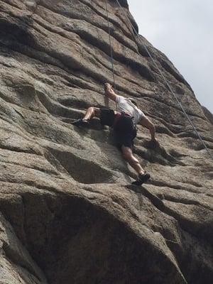 Owning the rock face