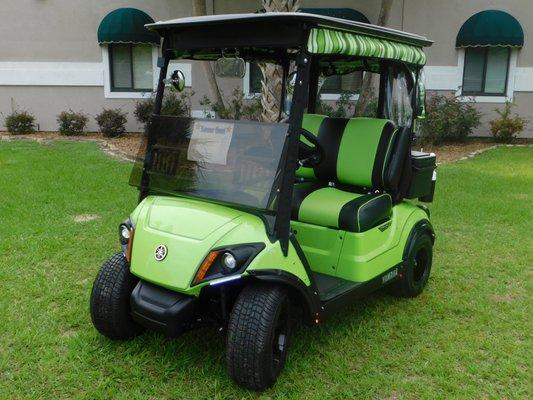 Custom built golf cars for The Villages