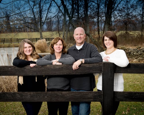 Family Portraits in the Patty Schuchman Photography Portrait Park in Round Hill, VA