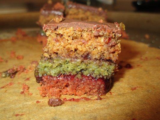 Rainbow Cookies, Gluten and Dairy Free