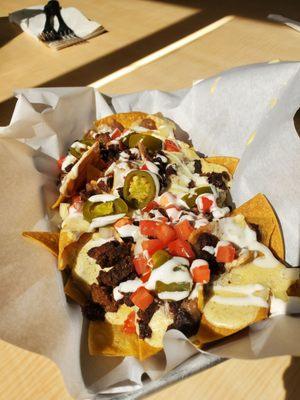 Carne asada nachos