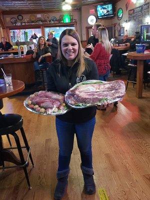 Winners of Meat Raffle 2019