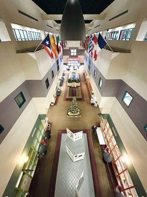 Atrium from third floor.