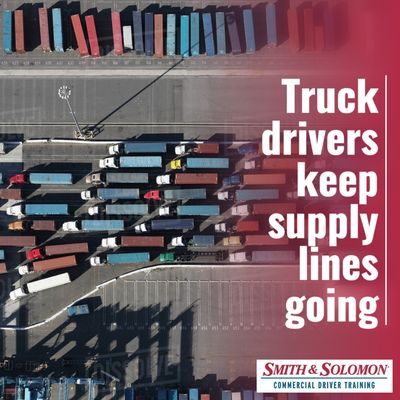 Truck Drivers Never Stop!  Get your CDL!