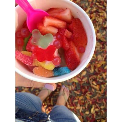 Forever instagramming my froyo.