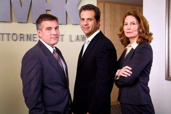 Michael Kaspszyk, Joesph Hanyon, and Connie Merwine, Partners of MHK Attorneys