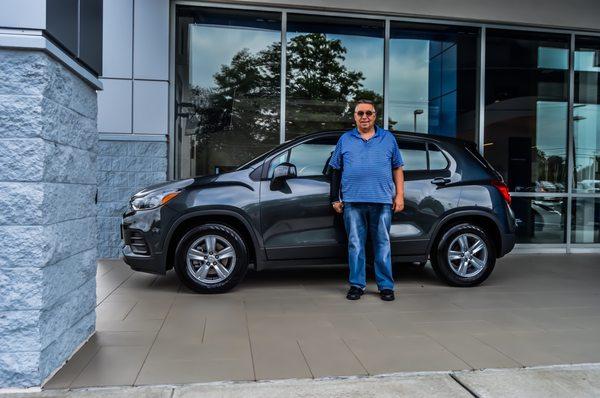 This is me Ed Kiesling tasking delivery of my new 2019 Chevy Trax.  I can tell you everyone was extremely helpful.  I recommend then highly