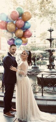 Madison Sq park engagement shoot