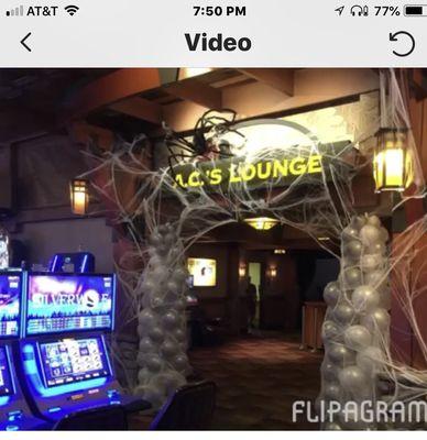 Halloween Decour at Soboba Casino in San Jacinto.